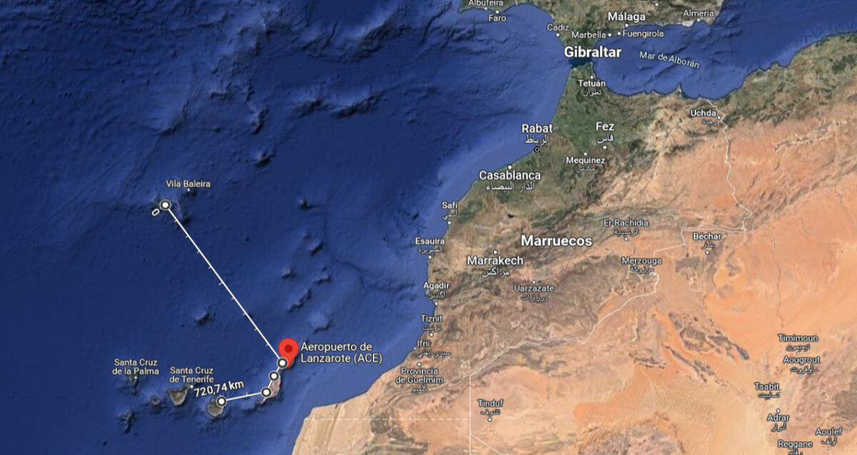 Route from Madeira to Gran Canaria with our sailcharter Vivanita