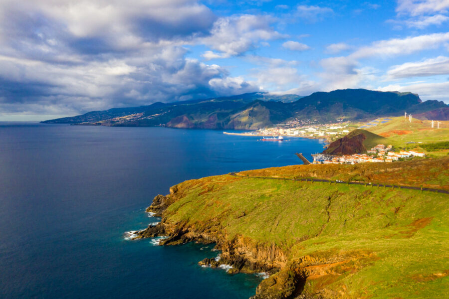 Amazing view of Ponta de Sao Lourenco, the island of Madeira, Portugal - Sailcharter from Madeira to Gran Canaria with sailboat rental